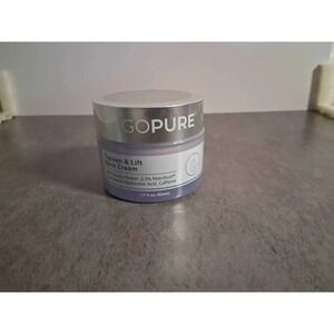 GoPure Tighten & Lift Neck Cream 1.7oz Cupuacu Butter Hyaluronic Acid New